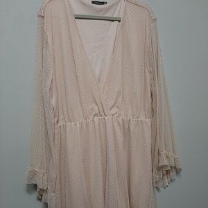 Boohoo Dobby Print Dress US 24 UK 28